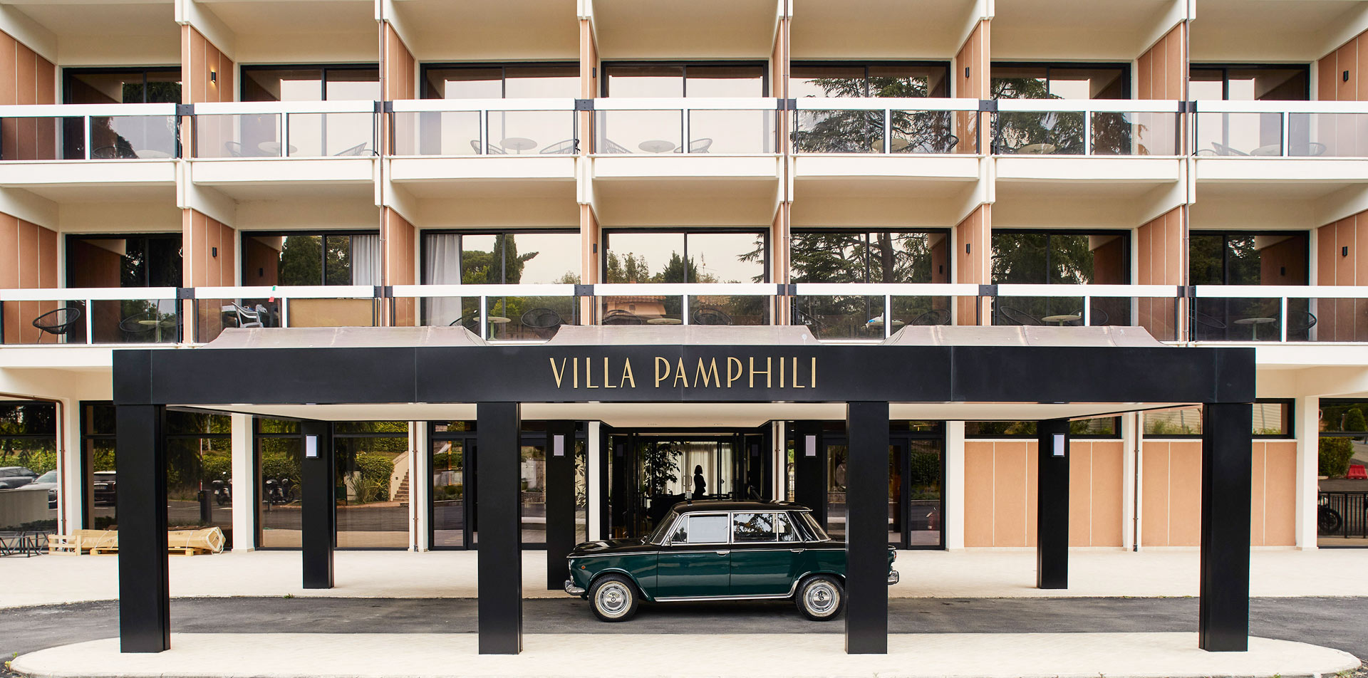 Villa Pamphili ingresso